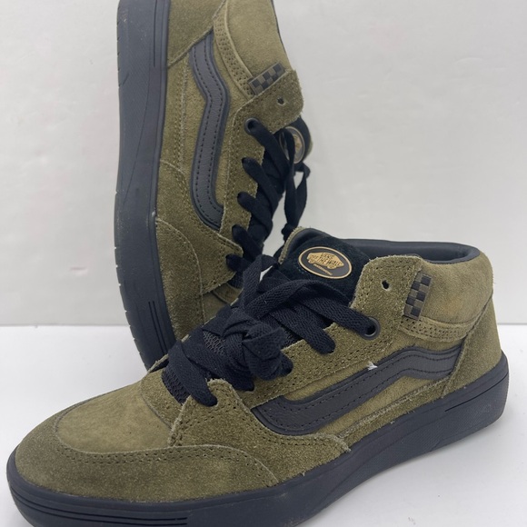 Vans Men’s Zahba Mid Beatrice Domond Dark Olive SneakersVN000CBSDOL